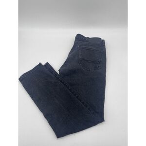 Levis Denizen Jeans 216 Skinny Fit 32 X 30 Zip Up & Pockets Black
